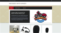 Desktop Screenshot of freeridemotosports.com